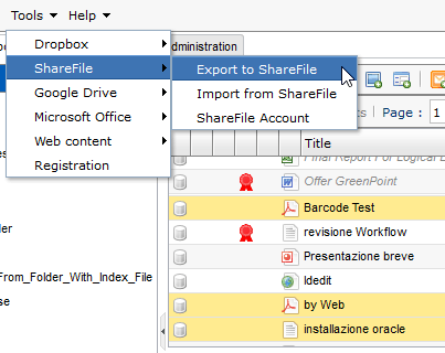 LogicalDOC ShareFile